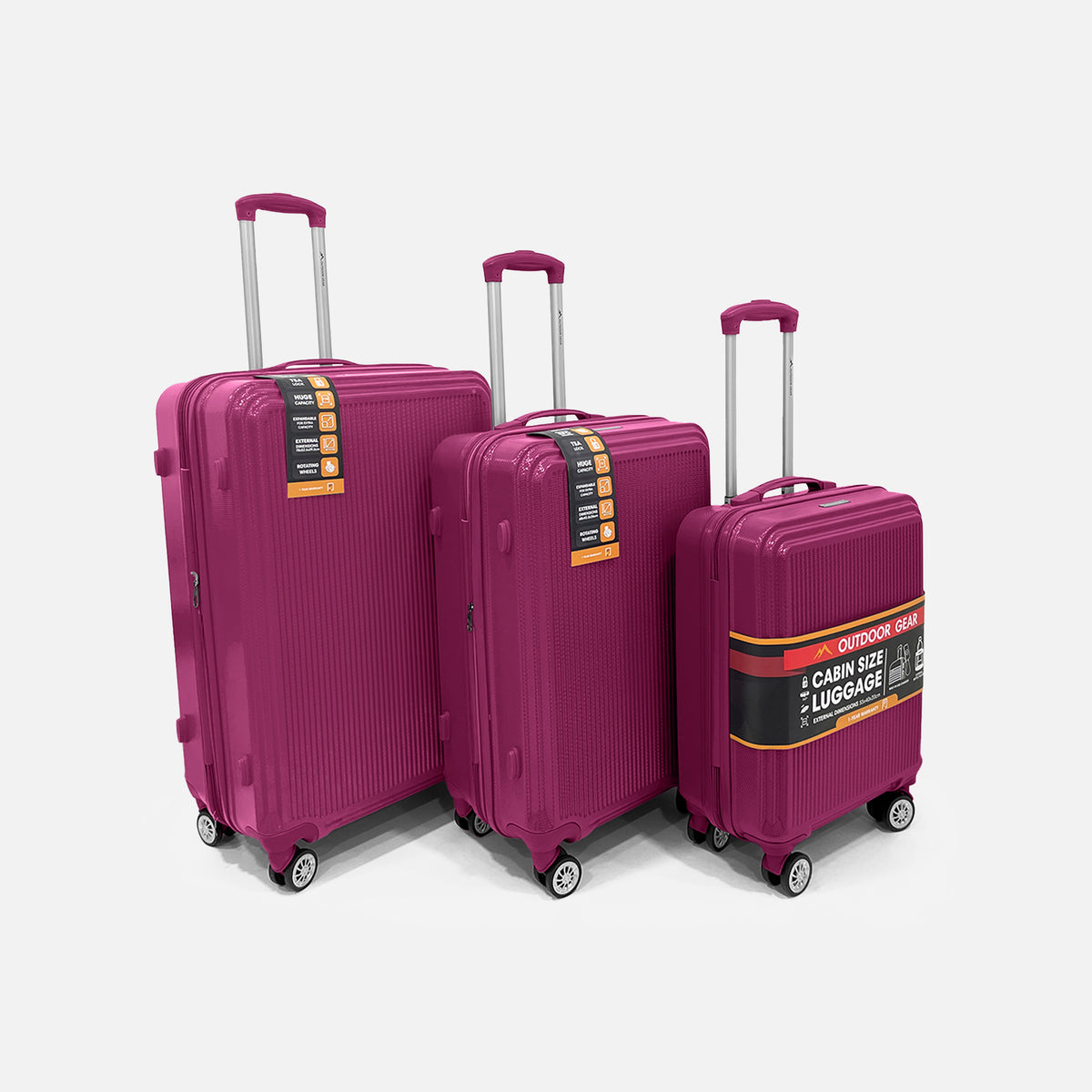 Sirius RPO Luggage 76 + 66 + 55 CM