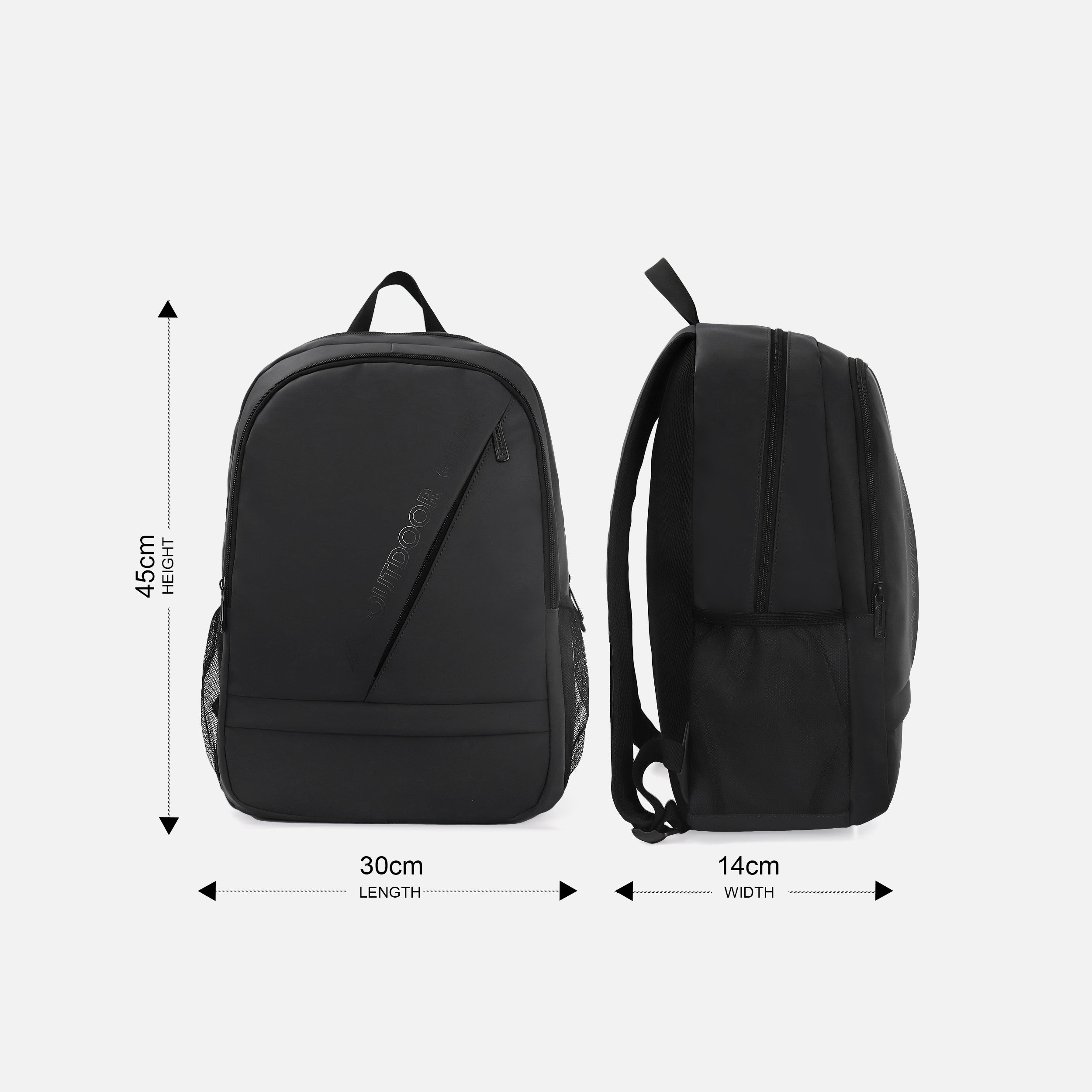 Rubber Coated Backpack 19L