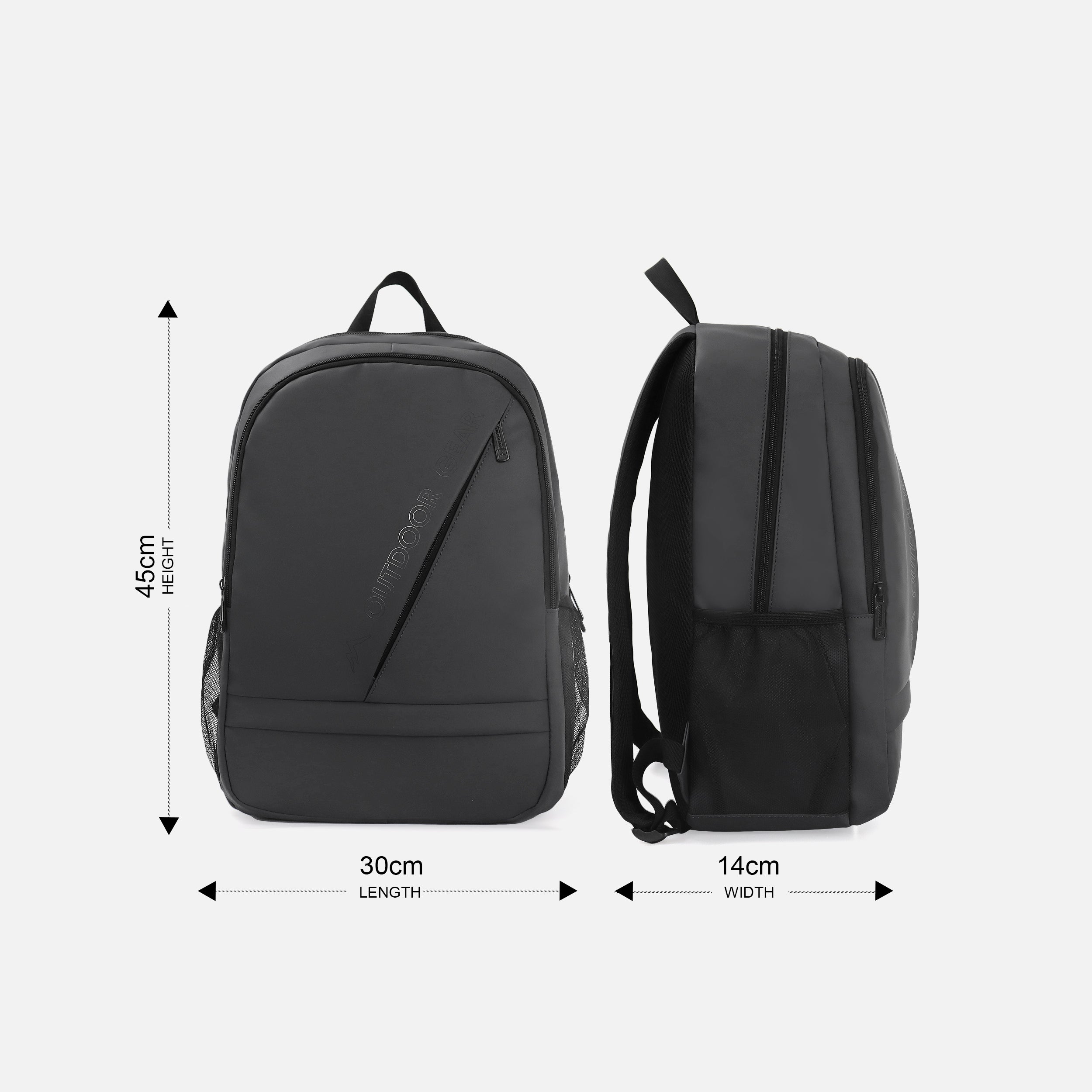 Rubber Coated Backpack 19L