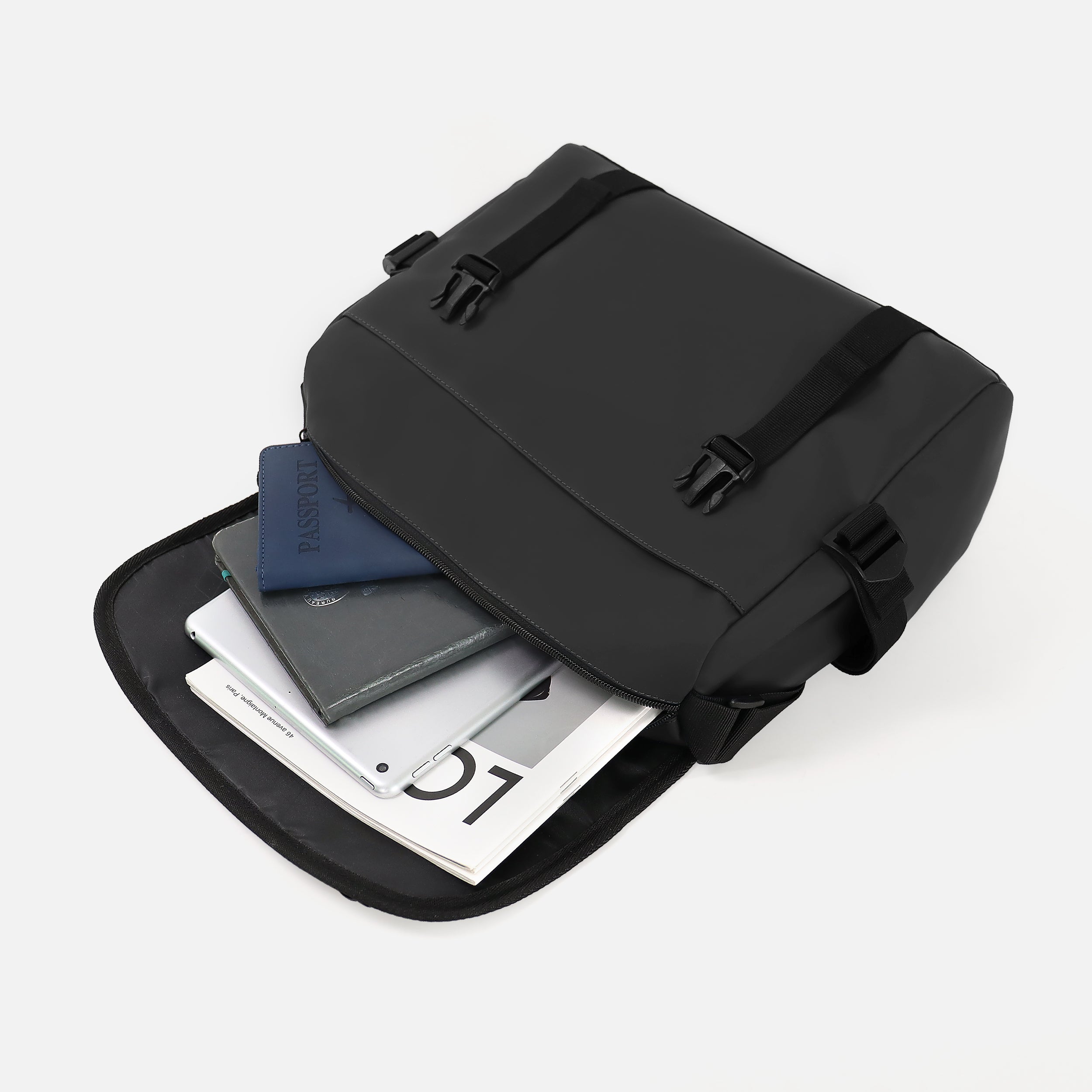 Rubber Coated Crossbody Bag 8L