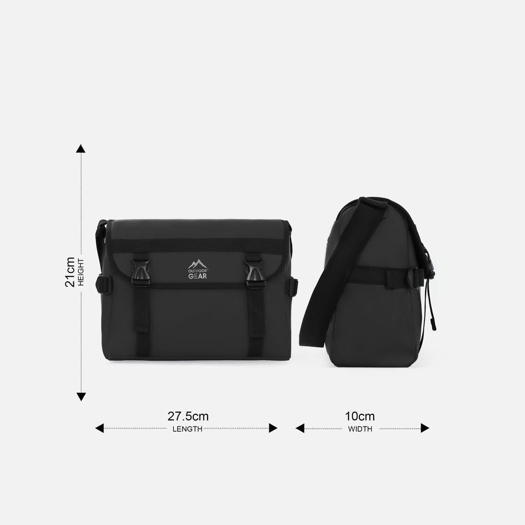 Rubber Coated Crossbody Bag 8L
