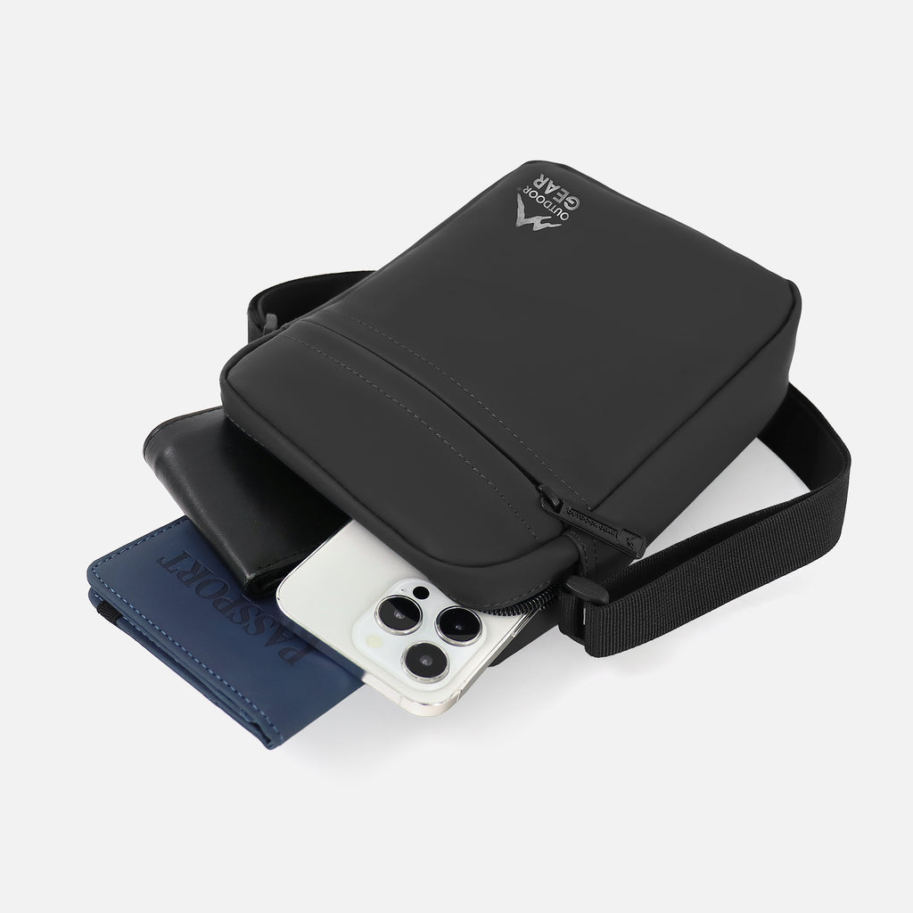 Rubber Coated Crossbody Bag 2L