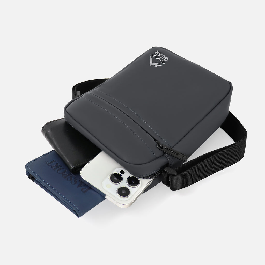 Rubber Coated Crossbody Bag 2L