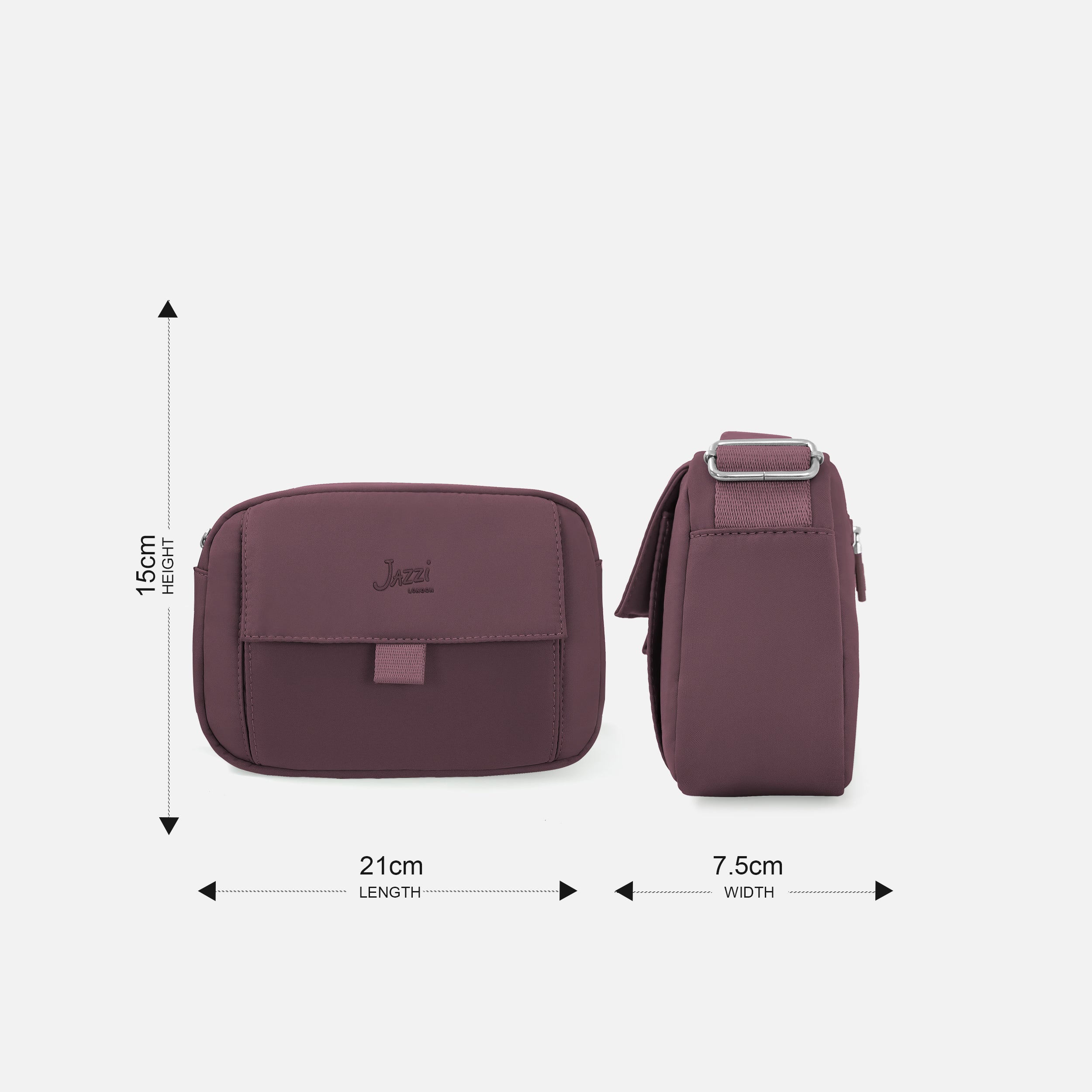 Nylon Crossbody Bag 2L