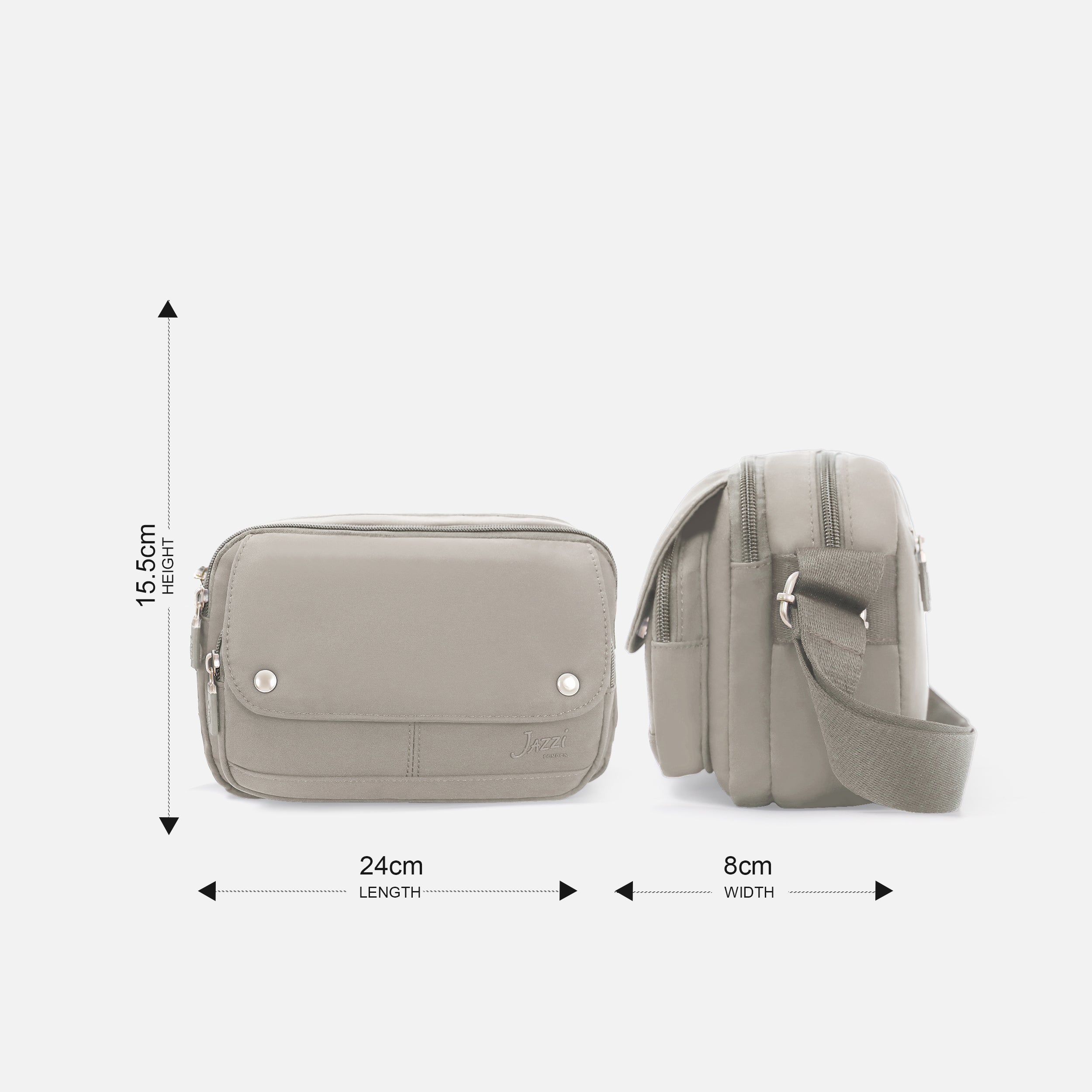 Nylon Crossbody Bag 3L